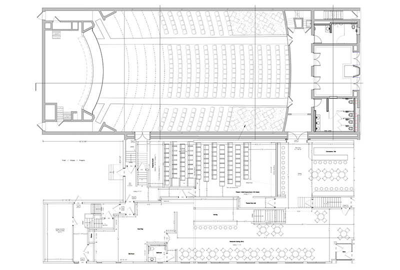 Ely State Theatre Floor Plan
